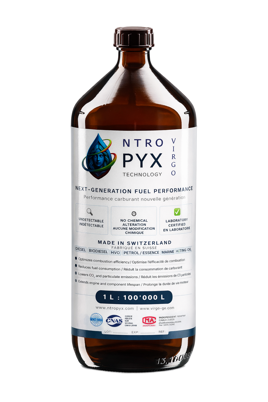 NTROPYX Marine bottle